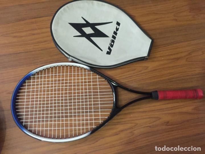 Coleccionismo deportivo: RAQUETA WEILEPU Y FUNDA - Foto 2
