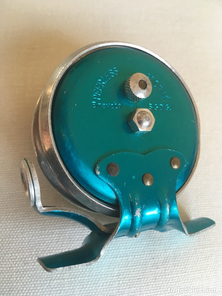 Coleccionismo deportivo: ANTIGUO CARRETE de PESCA PEERLESS D60 - Foto 3