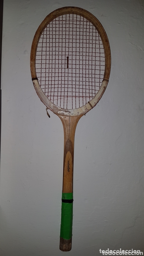Ancienne Raquette De Tennis J. Bancpoff 1915 – Collection – État D'usage
