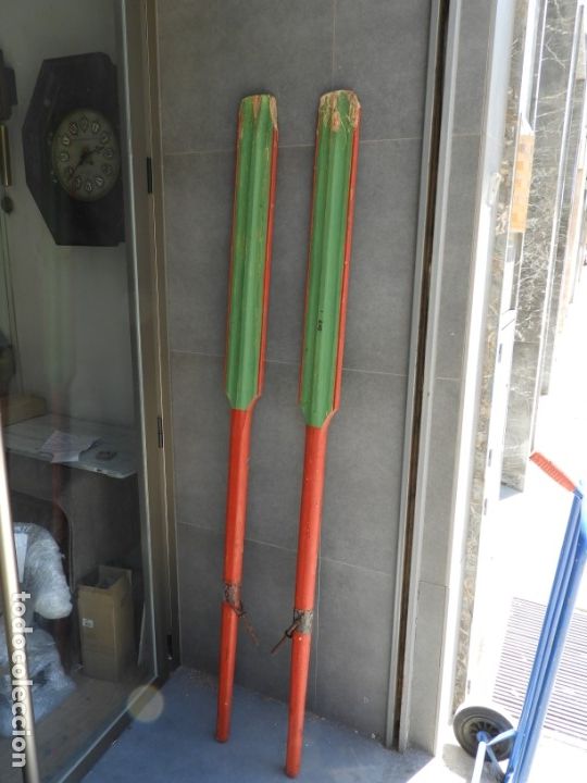 Coleccionismo deportivo: REMOS ANTIGUOS DE MADERA - Foto 10
