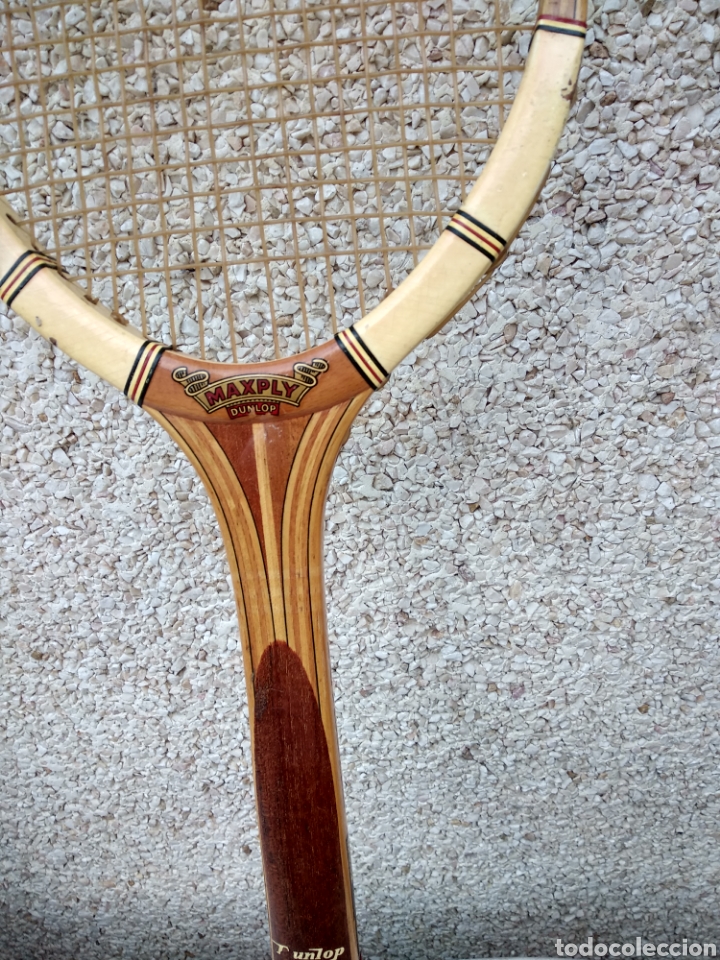 Raqueta de tenis antigua madera Spalding