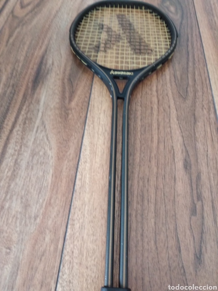 Coleccionismo deportivo: Raqueta squash kawasaki. con funda - Foto 6