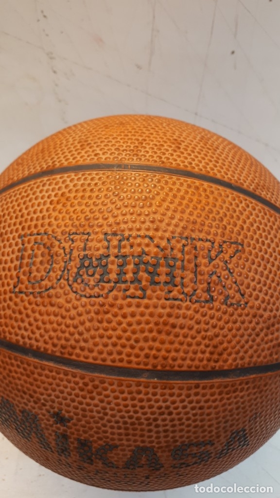 Coleccionismo deportivo: Pelota Mikasa Dunk mini - Foto 7