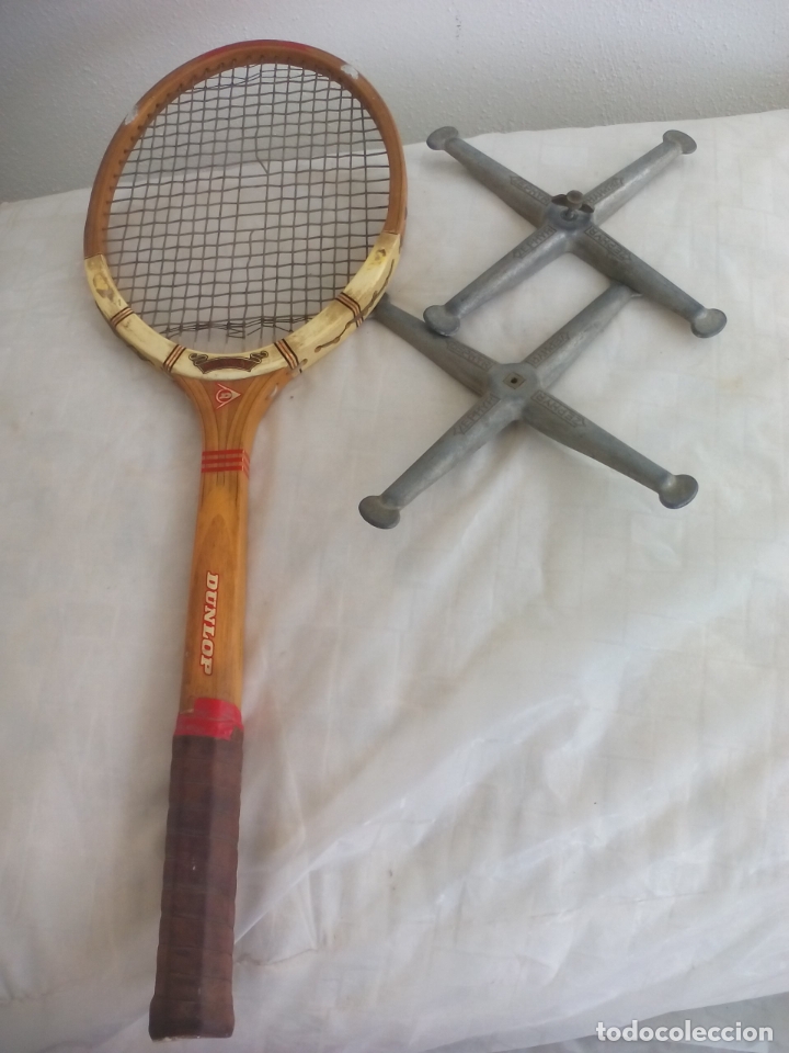 RAQUETA DE TENIS de madera antigua vintage dunlop maxply fort nueva con funda EUR 25,00 - ES