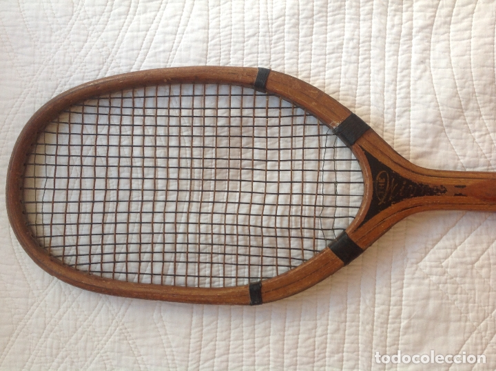 Ancienne Raquette De Tennis J. Bancpoff 1915 – Collection – État D'usage