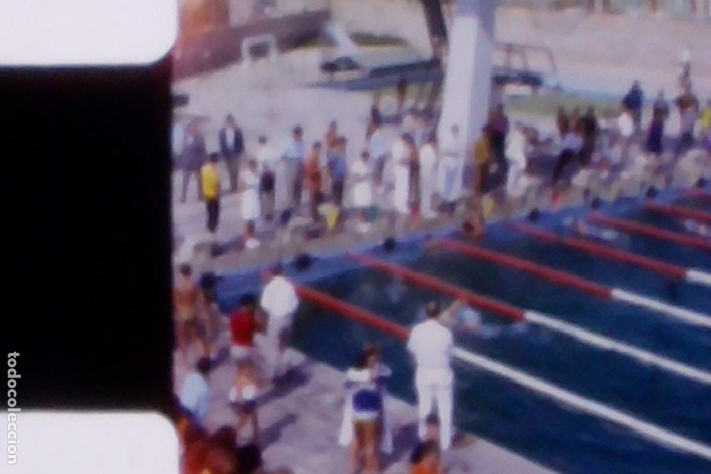 Coleccionismo deportivo: 1968, Campeonato nacional de nataci&oacute;n, Categor&iacute;a infantil. Cinta 8mm casera, &uacute;nico!