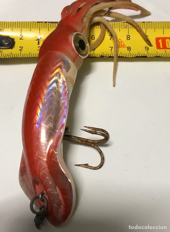 Coleccionismo deportivo: SE&Ntilde;UELO DE PESCA. CALAMAR. - Foto 4