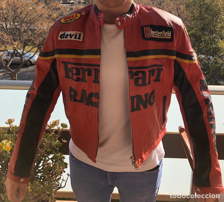 chaqueta cuero para moto marca ferrari talla xl - Buy Old Equipment of  other Sports at todocoleccion - 186295720