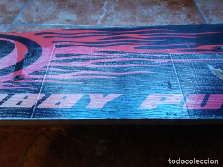 Coleccionismo deportivo: Peque&ntilde;a tabla de skate Bobby Pulled Incompleta para restaurar - Foto 3