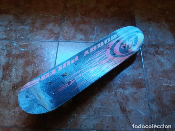 Coleccionismo deportivo: Peque&ntilde;a tabla de skate Bobby Pulled Incompleta para restaurar - Foto 18