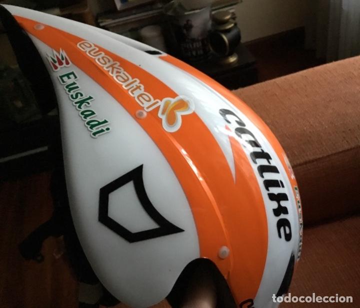 Coleccionismo deportivo: Casco ciclismo contrareloj - Foto 5
