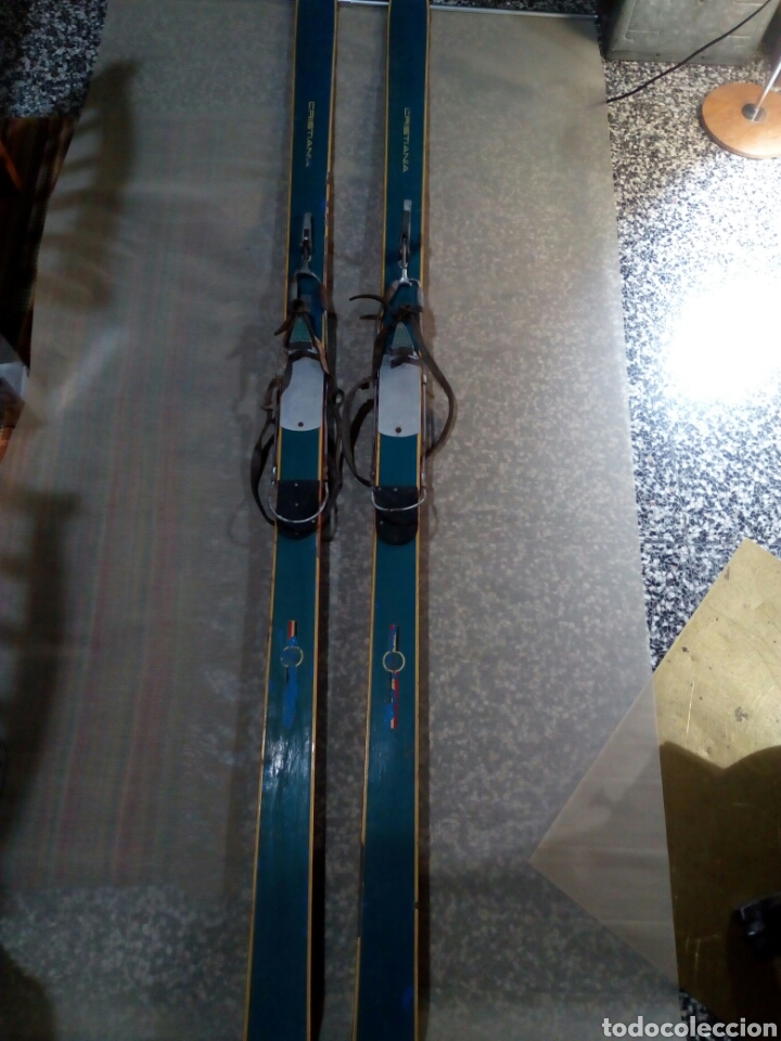 Collezionismo sportivo: SKIS EL SHERPA MADERA CRISTIANIA