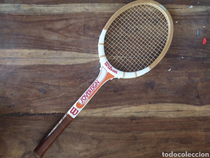 Coleccionismo deportivo: Raqueta de tenis Wilson Junior &ndash; Modelo Sovereign (A&ntilde;os 80)