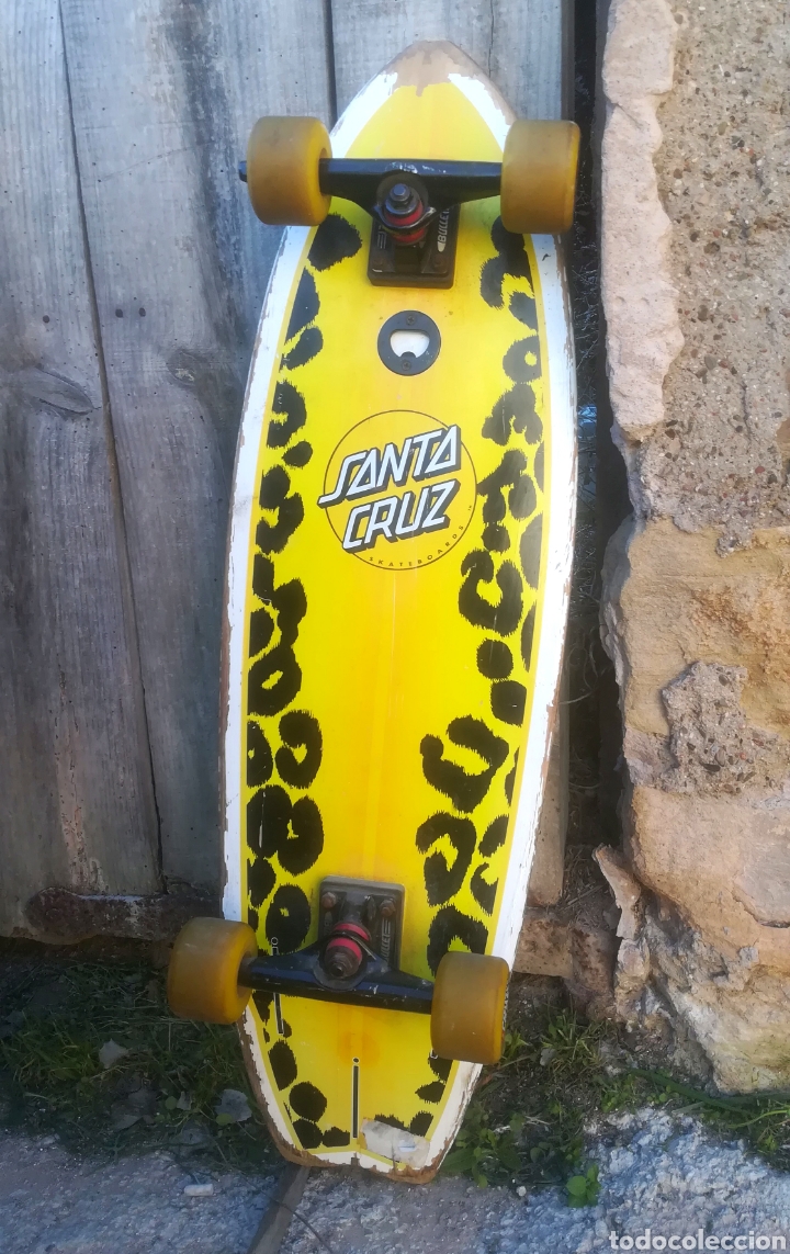 Coleccionismo deportivo: Skateboard SANTA CRUZ Landshark Leopard Cruzer