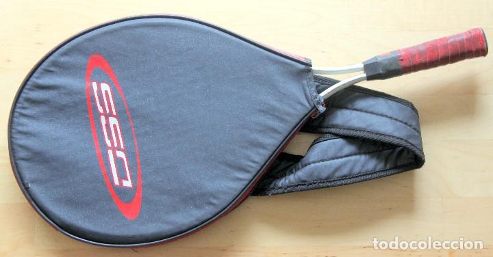 Coleccionismo deportivo: RAQUETA DSS MINI-TENIS - CON FUNDA - Foto 2