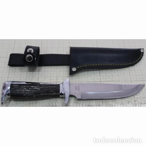 Coleccionismo deportivo: CUCHILLO DEPORTIVO CON FUNDA - Foto 1