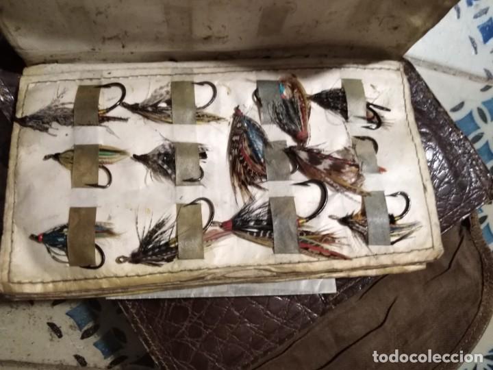 Sports collectibles: Plumas de pesca S.xix muy antiguas 28 de julio 1883. Muestrario. .