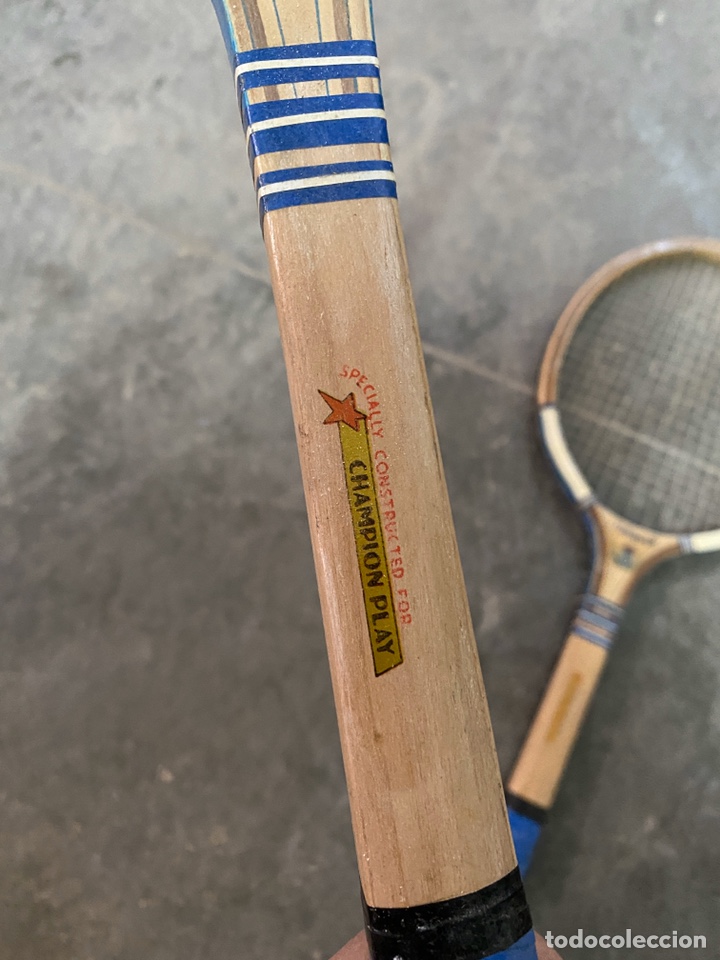 Coleccionismo deportivo: 2 raquetas Thunder - Foto 3