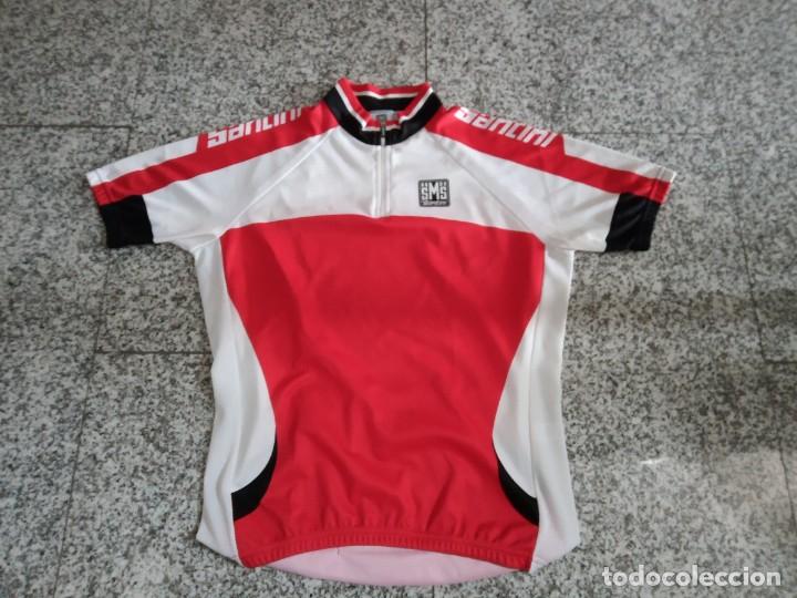 Coleccionismo deportivo: Maillot ciclismo Santini talla M