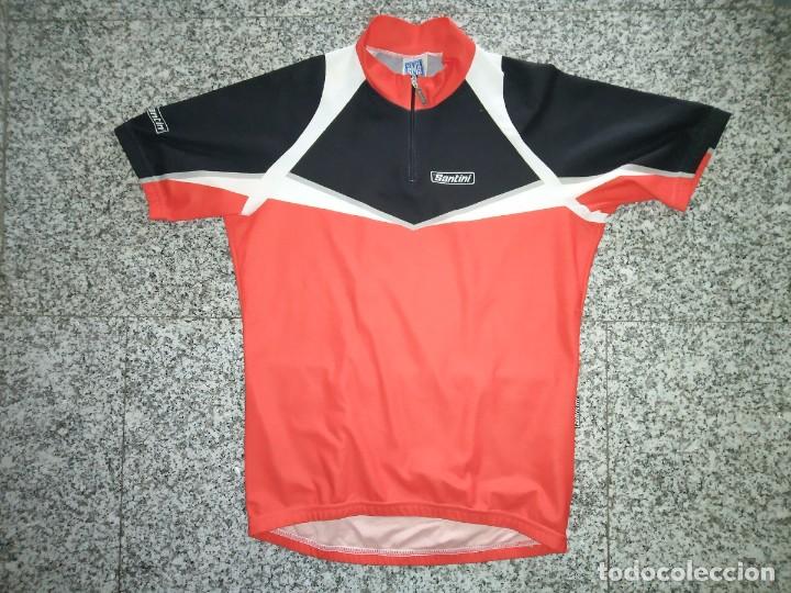 Coleccionismo deportivo: Maillot ciclismo Santini talla M