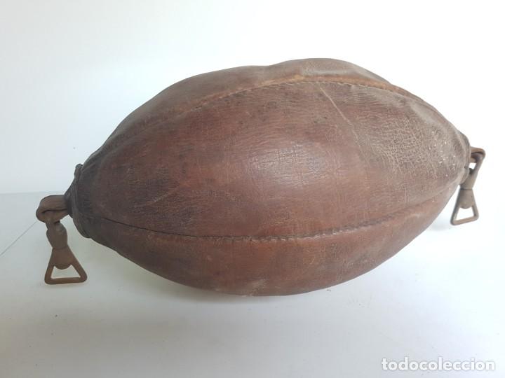 Coleccionismo deportivo: Punch de boxeo, punching. A&ntilde;os 30. - Foto 3