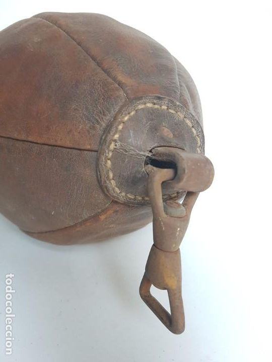 Coleccionismo deportivo: Punch de boxeo, punching. A&ntilde;os 30. - Foto 5