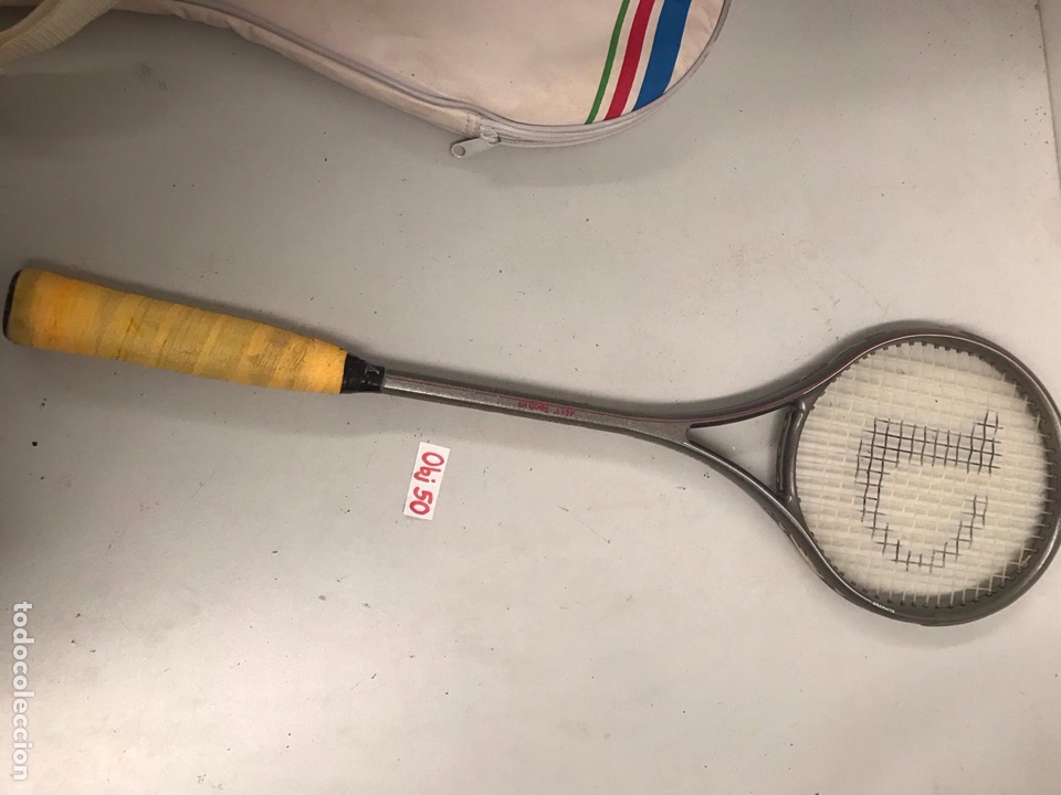 Coleccionismo deportivo: Raqueta antigua - Foto 2