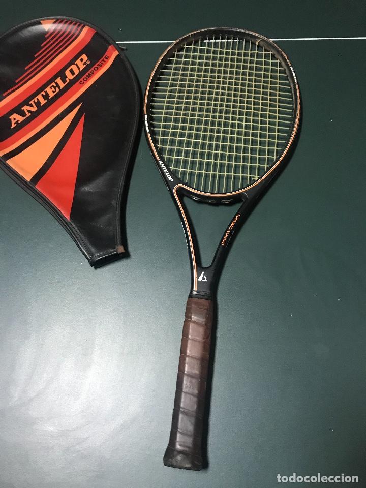 Coleccionismo deportivo: RAQUETA ANTELOP con funda - Foto 1