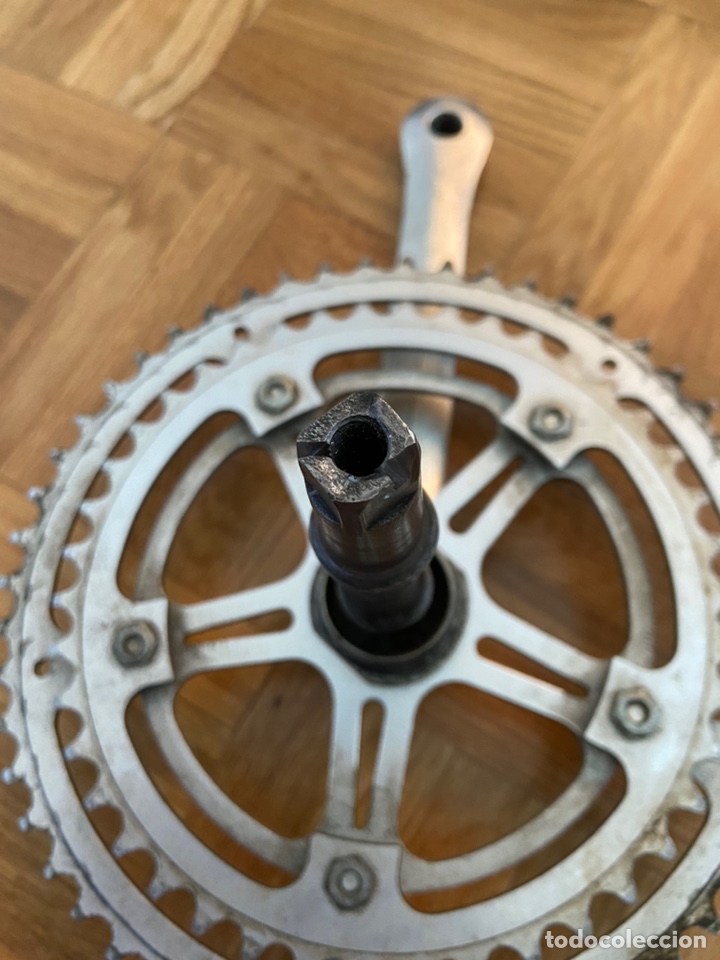 Coleccionismo deportivo: Platos y Biela de aluminio B&H - Foto 3