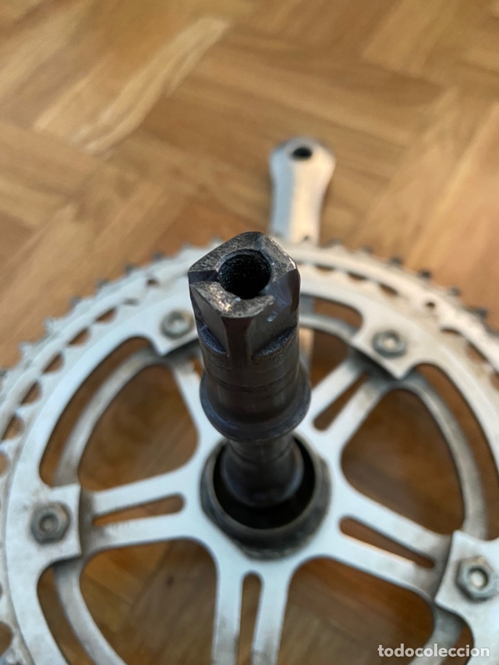 Coleccionismo deportivo: Platos y Biela de aluminio B&H - Foto 4