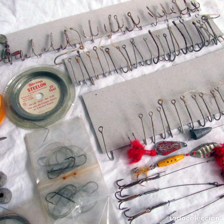 conjunto de material de pesca, veletas, anzuelo - Compra venta en  todocoleccion