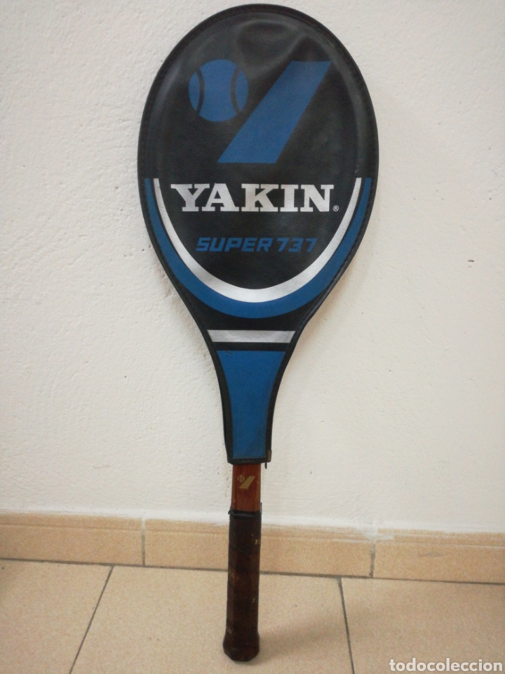 Coleccionismo deportivo: RAQUETA TENIS YAKIN . - Foto 5