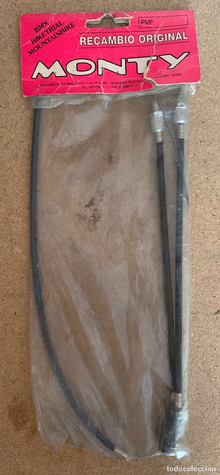 Coleccionismo deportivo: Recambio original monty bmx trialsin funda cable rotor guro 2 oddyssey