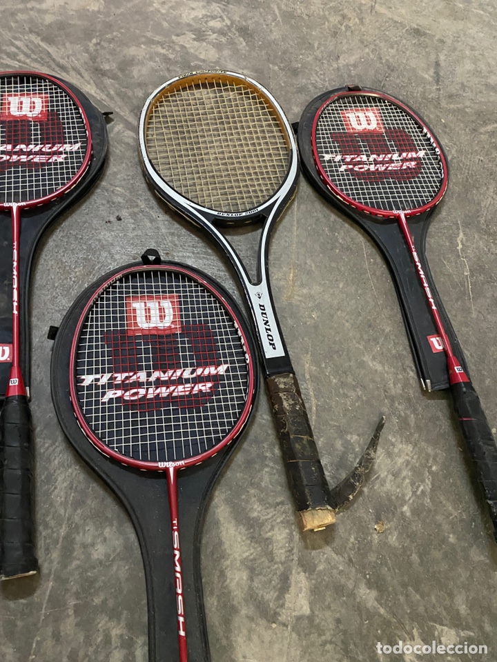 Coleccionismo deportivo: Lote de 6 raquetas - Foto 3