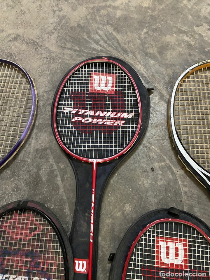 Coleccionismo deportivo: Lote de 6 raquetas - Foto 7