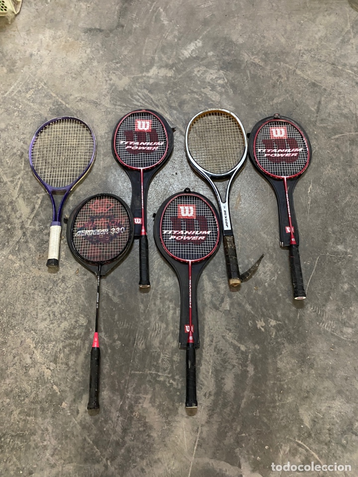 Coleccionismo deportivo: Lote de 6 raquetas - Foto 9