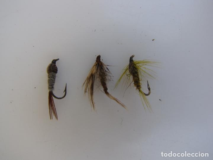 Coleccionismo deportivo: 2- Caja con mosca seca - Foto 3