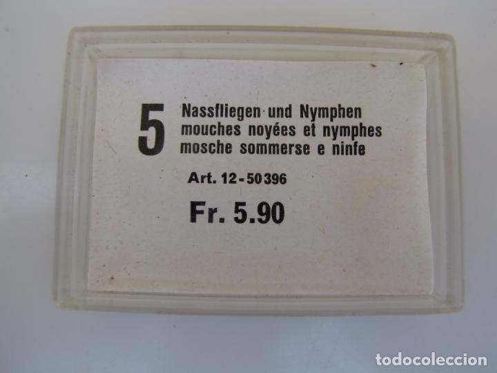 Coleccionismo deportivo: 2- Caja con mosca seca - Foto 7