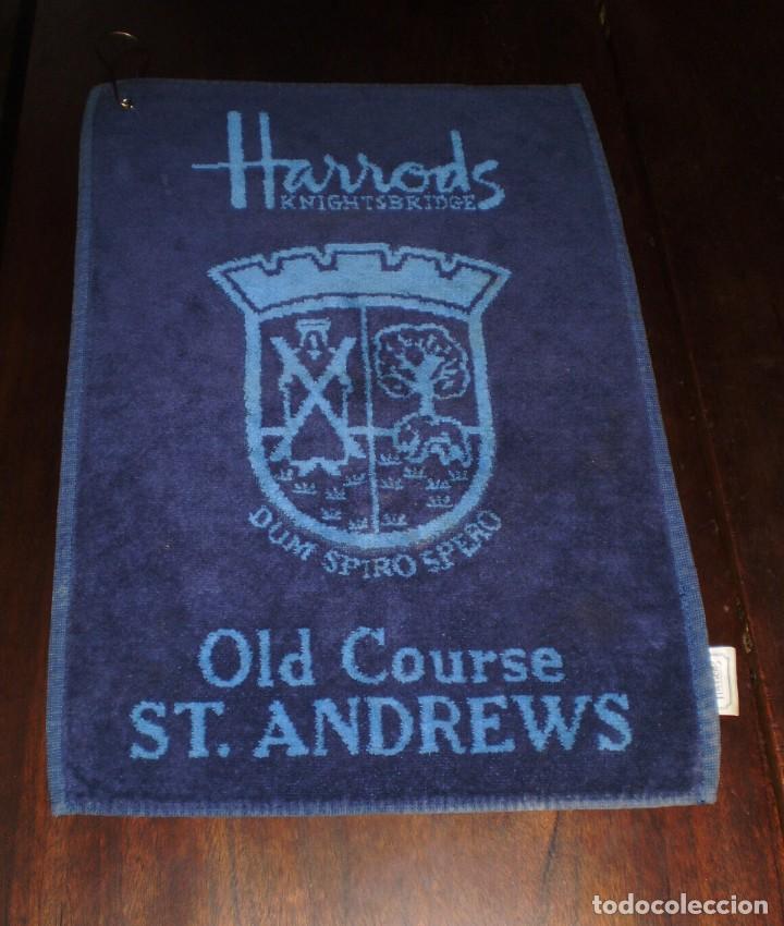 Coleccionismo deportivo: golf &rdquo;Harrods&rdquo; - Old Course St. Andrews - Toalla 100% ALGODON - Foto 1