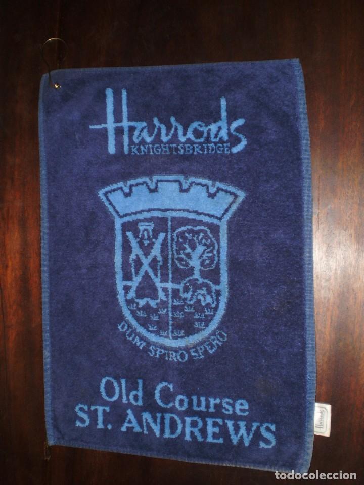 Coleccionismo deportivo: golf &rdquo;Harrods&rdquo; - Old Course St. Andrews - Toalla 100% ALGODON - Foto 2