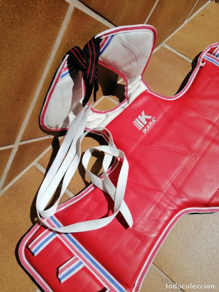Coleccionismo deportivo: PROTECTOR TAEKWONDO NUMERO 2 -MARCA IKARA - Foto 6