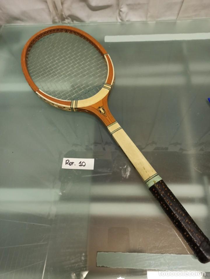 Coleccionismo deportivo: RAQUETA MADERA PINGUIN - Foto 1