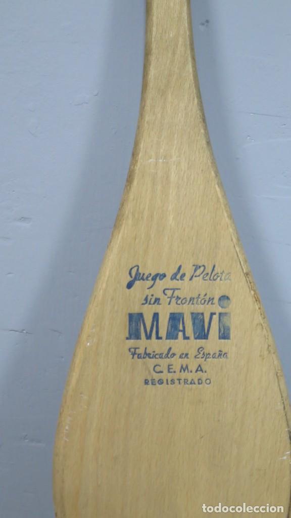 Coleccionismo deportivo: PALA DE FRONTON. MAVI - Foto 2