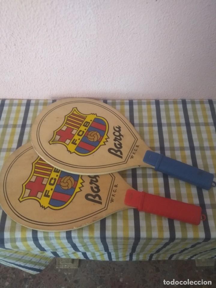 Coleccionismo deportivo: Palas de playa vintage - Foto 1