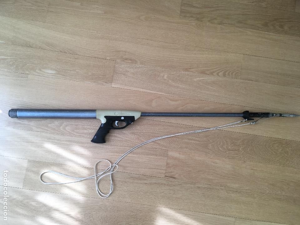 Coleccionismo deportivo: FUSIL OLEONEUMATICO de buceo, TECHNISUB-JAGUAR 115. - Foto 1