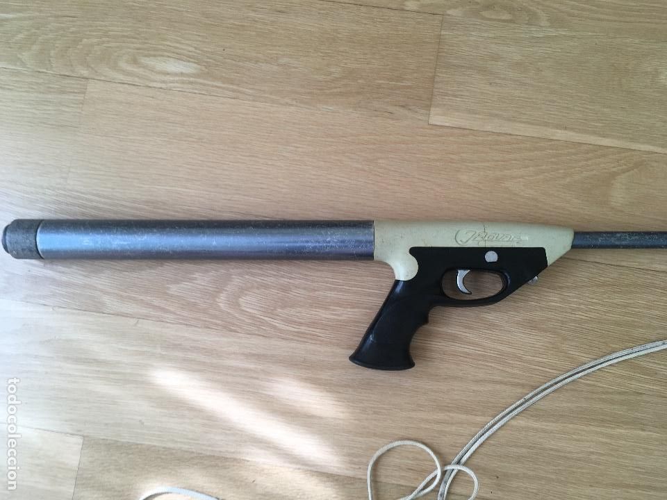 Coleccionismo deportivo: FUSIL OLEONEUMATICO de buceo, TECHNISUB-JAGUAR 115. - Foto 4