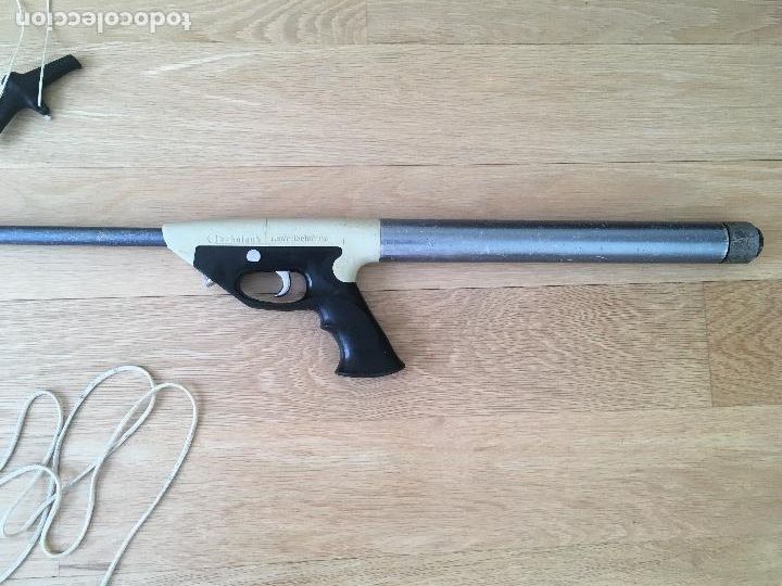Coleccionismo deportivo: FUSIL OLEONEUMATICO de buceo, TECHNISUB-JAGUAR 115. - Foto 6