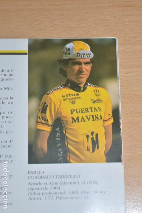 Collectionnisme sportif: FOTO RECORTADA DEL CICLISTA EMILIO CUADRADO (PUERTAS MAVISA)