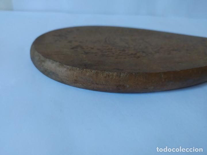 Coleccionismo deportivo: ANTIGUA PALA DE MADERA MACIZA. - Foto 6