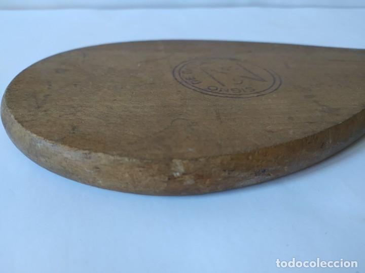 Coleccionismo deportivo: ANTIGUA PALA DE MADERA MACIZA. - Foto 7
